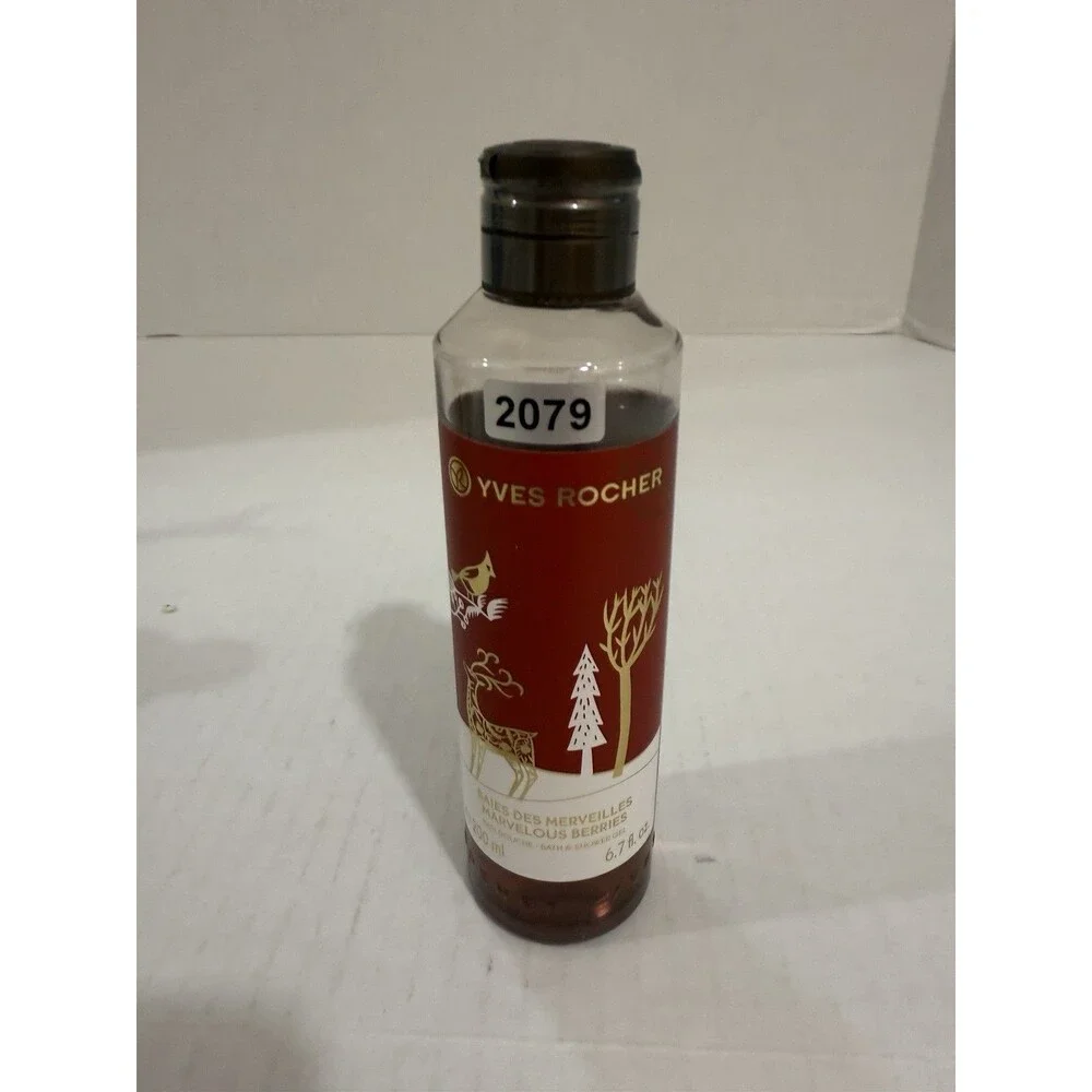 Yves Rocher Marvelous Berries Shower Gel,White Vanilla&Heart Pine Tree Hand Soap